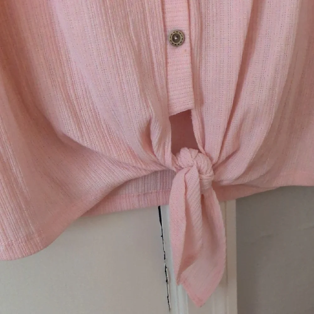 Pink‎ Button-Down Women Top - Picture 6 of 7